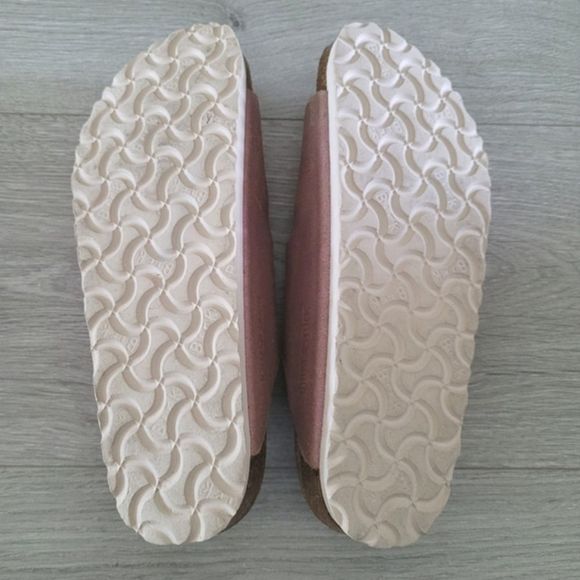 Birkenstock🌷Arizona Washed Metallic Pink Suede size 6 1/2, 37 - Picture 13 of 15